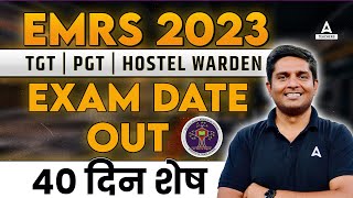 EMRS Exam Date 2023 Out  EMRS Vacancy 2023 Exam Date [upl. by Feinstein159]