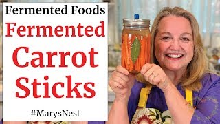 How to Make Fermented Carrot Sticks [upl. by Sitelc]