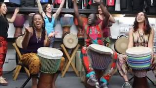 Drumskull Drums with Babara Bangoura amp Ladies [upl. by Faye467]