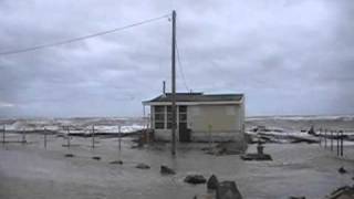 Dec 21 2010 Atlantic Wind and Stormsurge Beresford Bathurst NB New Brunswick Canada [upl. by Ramuk48]