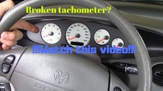 Broken Tachometer Dodge Stratus [upl. by Aramahs695]