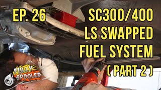 Lexus SC300 Drift Build Ep26  LS Swap Fuel System Pt 2  Fuel Line FPR AN Fittings [upl. by Halie]