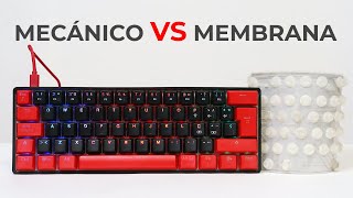 Diferencias entre teclado Mecánico VS Membrana [upl. by Hooke856]