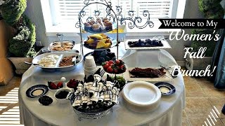 NEW Womens Fall Brunch Event amp Highlights [upl. by Mountford]