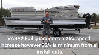 quotVARA®Foil Pontoon Hydrofoil A GameChanger for Pontoon Boats Find Out more in This Short Review [upl. by Ioves976]