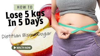 Apple Diet Plan For Weight loss  Lose 5 Kgs in 5 Days  Apple Diet Plan [upl. by Dana]