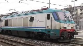 Euronight 221 quotStendhalquot Paris  Venezia hauled by FS E402A at Padova Centrale [upl. by Ellimahs783]