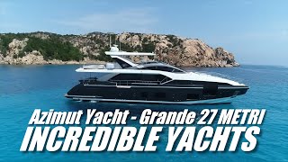 INCREDIBLE YACHTS  Azimut Yacht  Grande 27 METRI motorboatyachting yachting yacht [upl. by Wayland123]