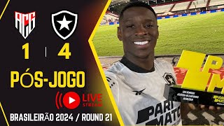 AO VIVO PÓS JOGO ATLÉTICOGO 1 X 4 BOTAFOGO  BRASILEIRÃO2024 [upl. by Llewop185]