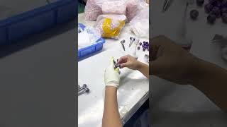 diamond 3d face roller assembly crystals factory chinesefactory [upl. by Odelinda]