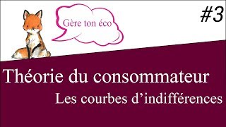 Microéconomie  Propriétés des Courbes dindifférences  Théorie du consommateur 3 [upl. by Orfurd]