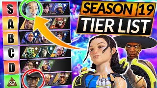 NEW LEGENDS TIER LIST for Season 19  EVERY LEGEND RANKED  Apex S19 Meta Guide [upl. by Natka]