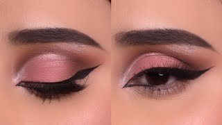 LEARN WITH ME  Half Cut Crease With Bold Liner Eye Makeup Tutorial [upl. by Adon112]