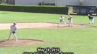 Jackson Ruckert 2010 West Albany Baseball [upl. by Trebloc]