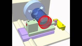 Copying device on lathe 1 [upl. by Atinnod]