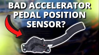 SYMPTOMS OF A BAD ACCELERATOR PEDAL POSITION SENSOR [upl. by Mariand]