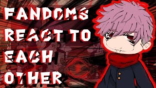 Fandoms react to each other Sukuna  Itadori Yuji  Gacha React  jjk chapter 257 [upl. by Caddaric]