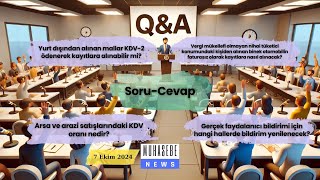 Sık Sorulan Soruları Cevaplıyoruz Arsa ve arazi satışlarındaki KDV oranı nedir [upl. by Walburga]