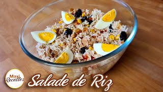 Salade de Riz au Thon  Recette Facile et Rapide [upl. by Aimil252]