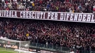 Ultras Salernitana tifo e protesta in casa contro Spezia 19102024  Serie B [upl. by Siduhey]