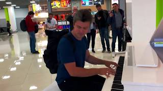 Airport open piano  Evgeny Khmara [upl. by Gleeson856]