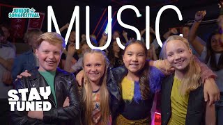 STAY TUNED  MUSIC 🎸 OFFICIAL MUSIC VIDEO  JUNIOR SONGFESTIVAL 2024 🇳🇱 [upl. by Ocihc]