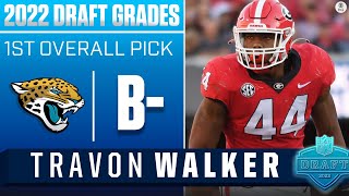 Jaguars take TOUGH FOOTBALL player in Travon Walker with the No 1 Pick  2022 NFL Draft Grades [upl. by Norbel629]