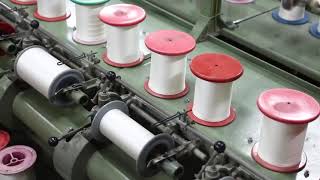 Silk Fabric Manufacturing Process [upl. by Nanyk]