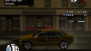 GTA San Andreas Skoda Superb Taxi [upl. by Nodnerb295]