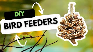 DIY Bird Feeders for Your Garden [upl. by Otsuaf]