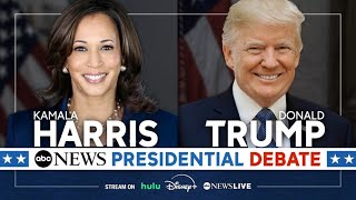 ABC News Presidential Debate Harris and Trump meet in Philadelphia [upl. by Macomber]