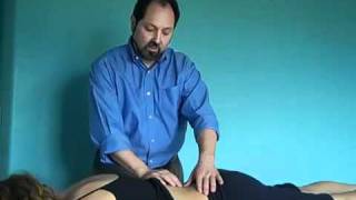 Dr Chikly Demonstrates an Application of Lymph Drainage Therapy Lumbar Release [upl. by Ema]