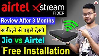 Airtel Xstream Fiber Installation Charges  Airtel Xstream Fiber vs Jio Fiber Speed Test Plan 2022 [upl. by Georgeanna]