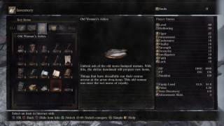 Dark Souls 3 The Ringed City  Old Womans Ashes Location [upl. by Pedaias]