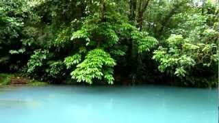 Laguna Azul Tenorio National Park Costa Rica [upl. by Imeaj599]