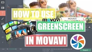 How to use green screen in Movavi  Editinglover [upl. by Aratak91]