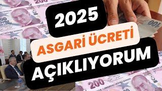 2025 Asgari Ücretin kaç para olacağını açıklıyorumBu videoyu kaydedinasgariucret asgariücret2025 [upl. by Dinny]