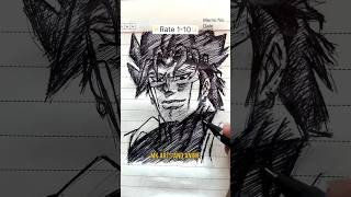 ASMR🌝DIO✨Drawing from JOJO🔆sketchbook shorts satisfying anime [upl. by Tyrone423]