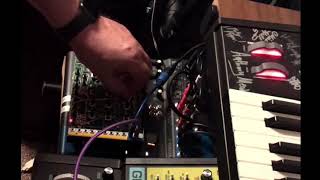 Moog Werkstatt01 with CV Audio and Midi Mods [upl. by Elene]