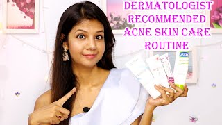 DERMATOLOGIST APPROVED  ACNE SKIN CARE ROUTINE  4 PRODUCTS ONLY  KRISHNA ROY MALLICK [upl. by Tillinger]