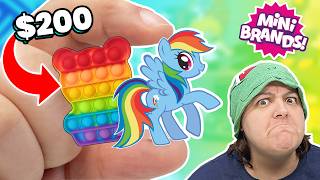 I Unbox 100 MINI Mystery Boxes Challenge Mini Brands Toys Series 3 [upl. by Malynda]