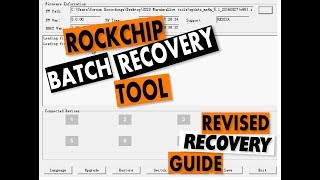 Rockchip 32293328 3288 3399  USB Recovery Android Tool Revised Universal Guide [upl. by Gilford916]