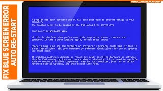 How to Fix Blue Screen Error Auto reStart  Windows 7 [upl. by Eesac]