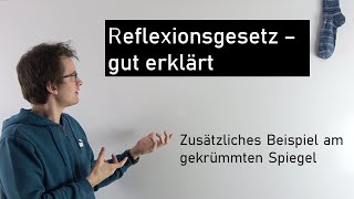 Reflexionsgesetz  gut erklärt  Physik Mittelstufe [upl. by Dyna838]