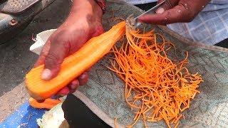 Carrot  Amazing Carrot Cutting  Vegetable Ninja  Amazing Cutting Skills  street food zone [upl. by Sherborn]