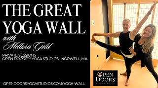 The Great Yoga Wall  Private Sessions with Mellara Gold at Open Doors™Yoga Studios Norwell MA [upl. by Eolc]