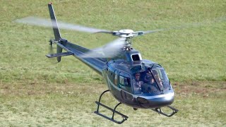 Airbus Helicopters H125 AS350 B2  Landing Startup amp Takeoff at Nancy Airport shorts video [upl. by Raycher]