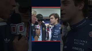 Antes de la clasificación colapinto apareció con bizarrap en brazilgp f1 en el box de williams [upl. by Irvin]