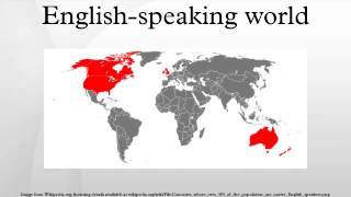 Englishspeaking world [upl. by Akimik]