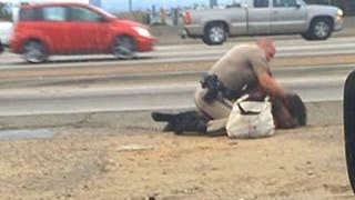 CHP officer under fire for beating woman on roadside [upl. by Constancy]